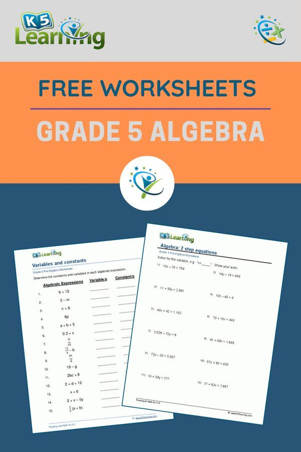 20 Math Algebra Worksheets Pdf