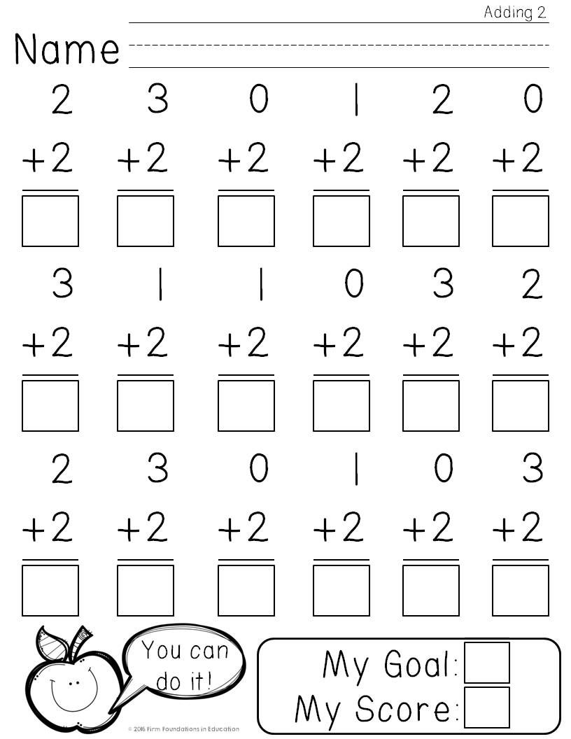 20 Math Facts Practice Worksheets Free