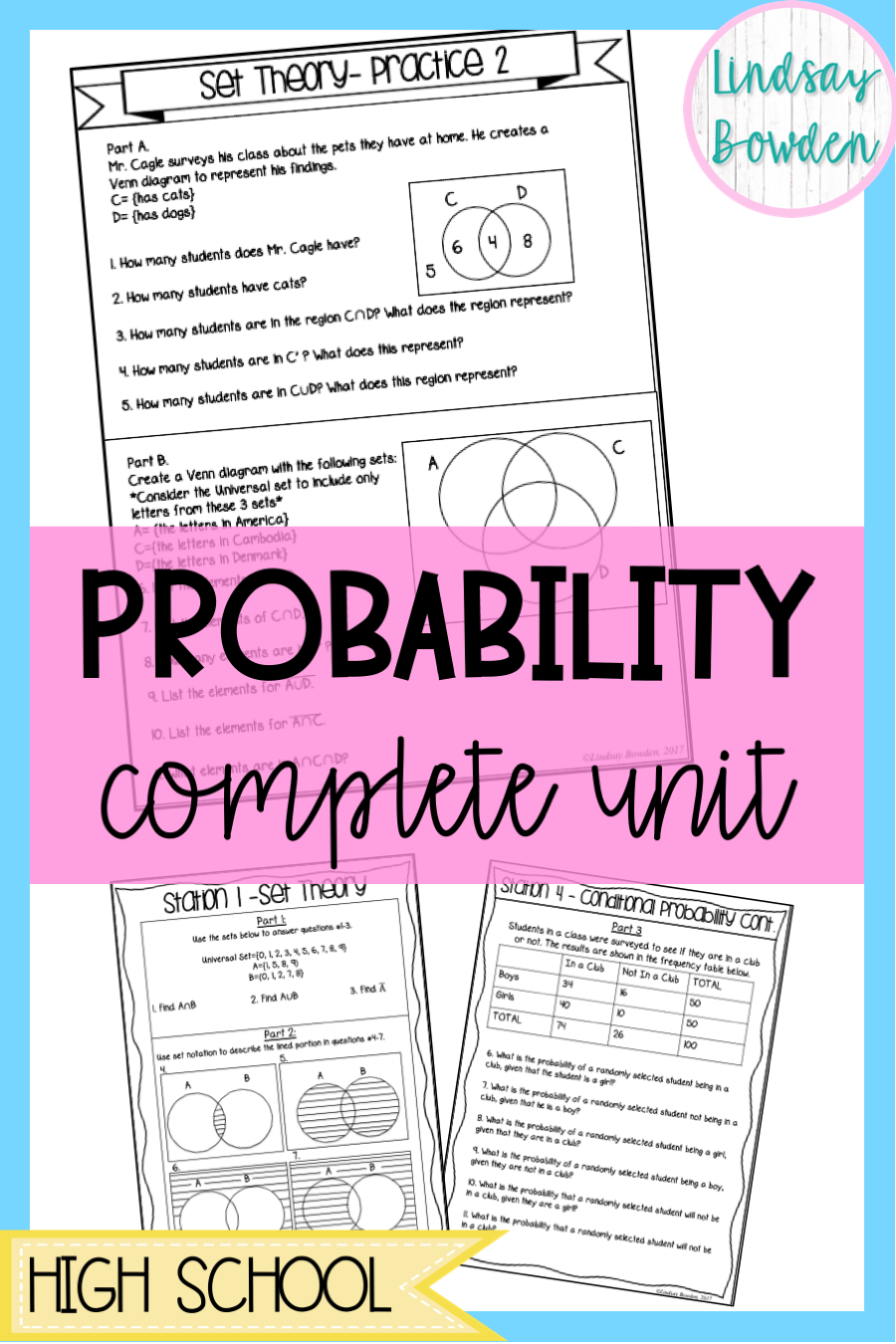 20 Probability Worksheets With Answers Free