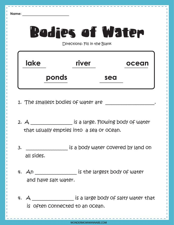 20 Properties Of Water Worksheet Download