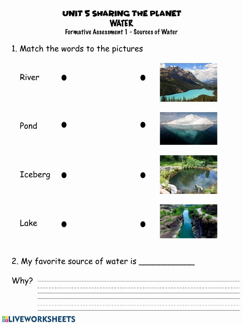 20 Properties Of Water Worksheet Download