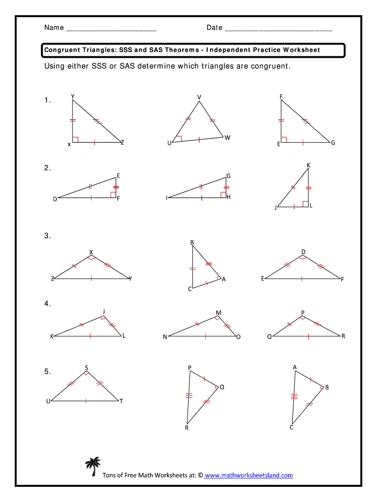 20 Triangle Congruence Worksheet Answers Free