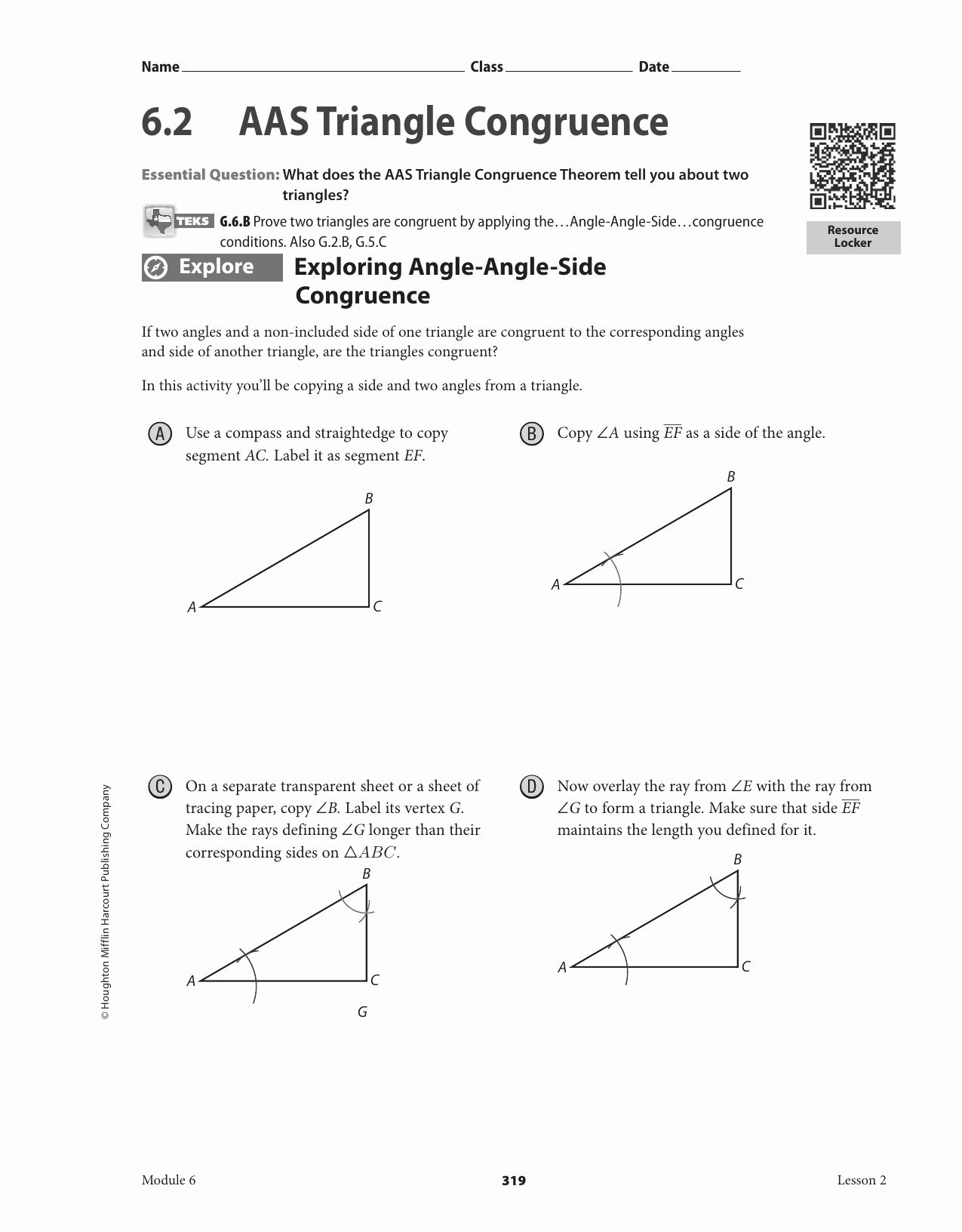 20 Triangle Congruence Worksheet Answers Free