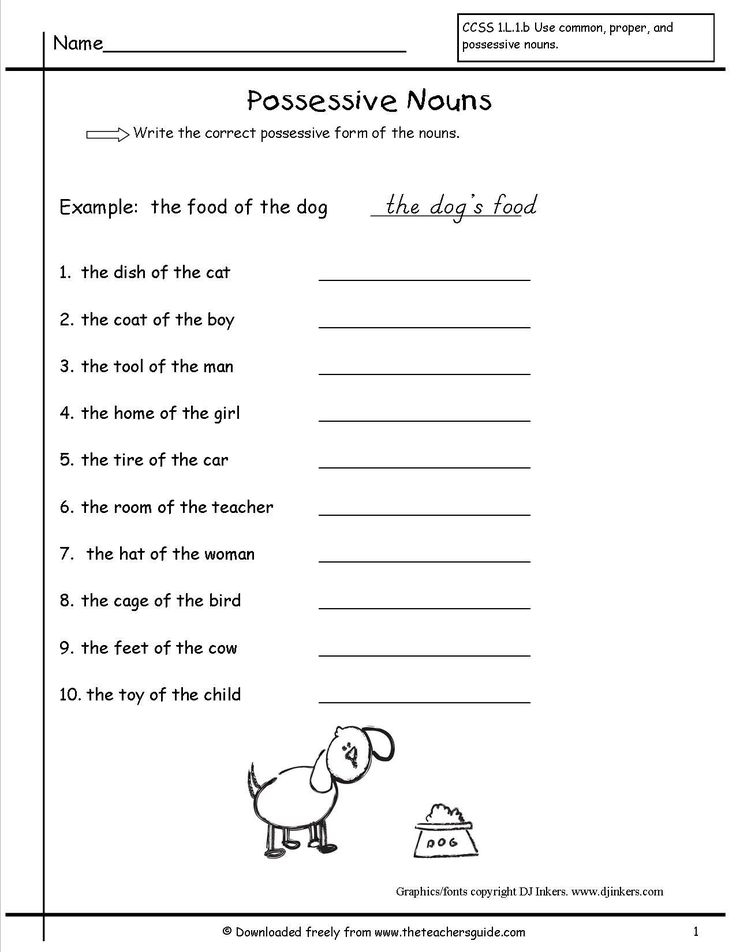 20 Using Possessive Pronouns Worksheet Pdf