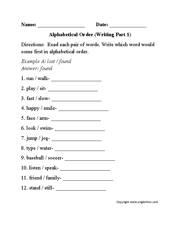 20 Worksheets Of The Alphabet Free