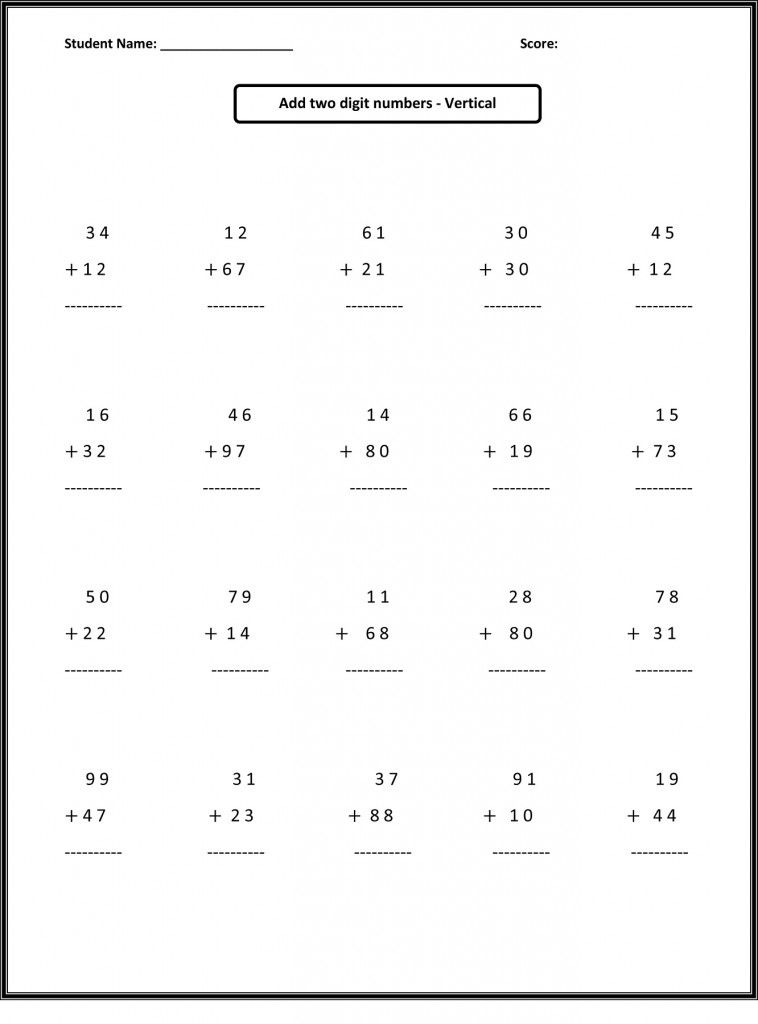 30 2Nd Grade Math Worksheets Free