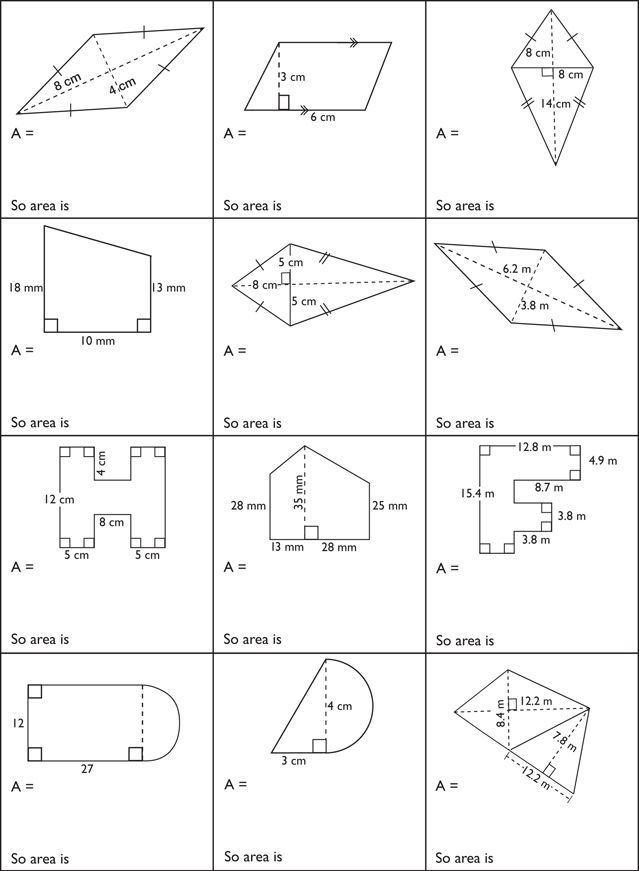 30 Composite Volume Worksheet Download