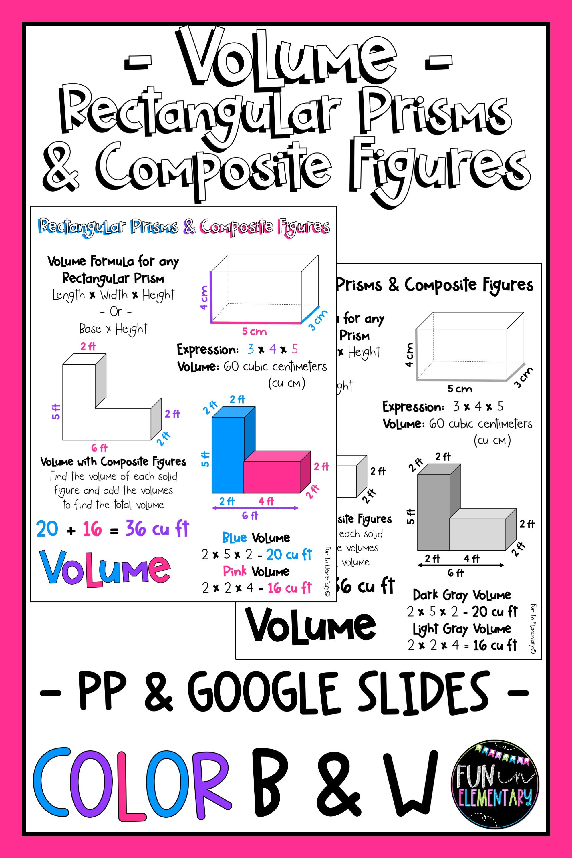 30 Composite Volume Worksheet Download