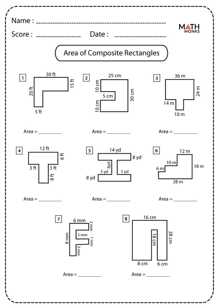 30 Composite Volume Worksheet Free