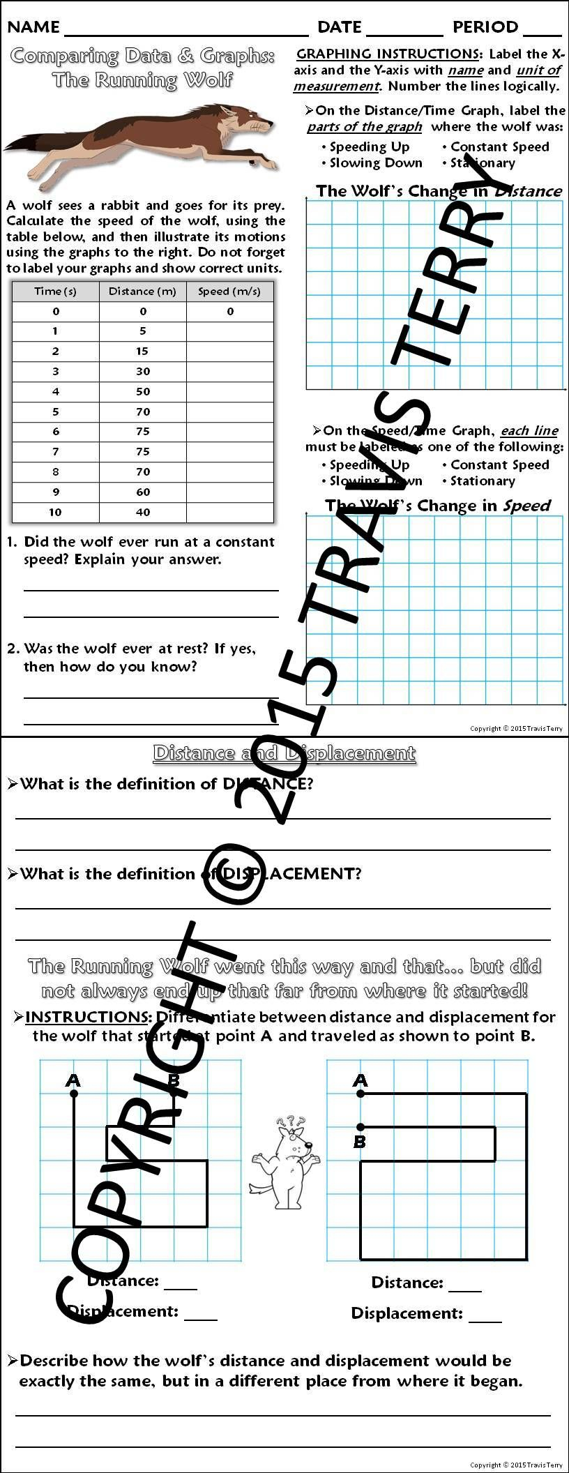 30 Distance Displacement Worksheet Download