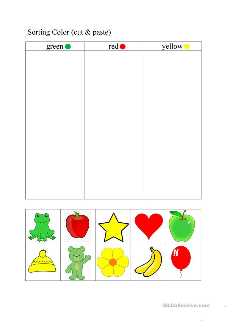 30 Green Colour Worksheet Download