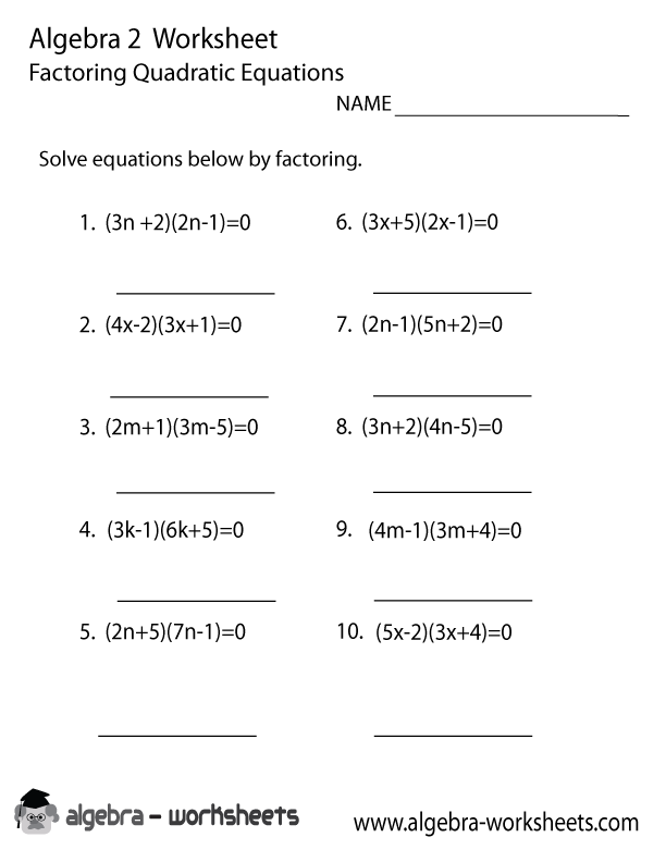 30 Math Algebra Worksheets Pdf