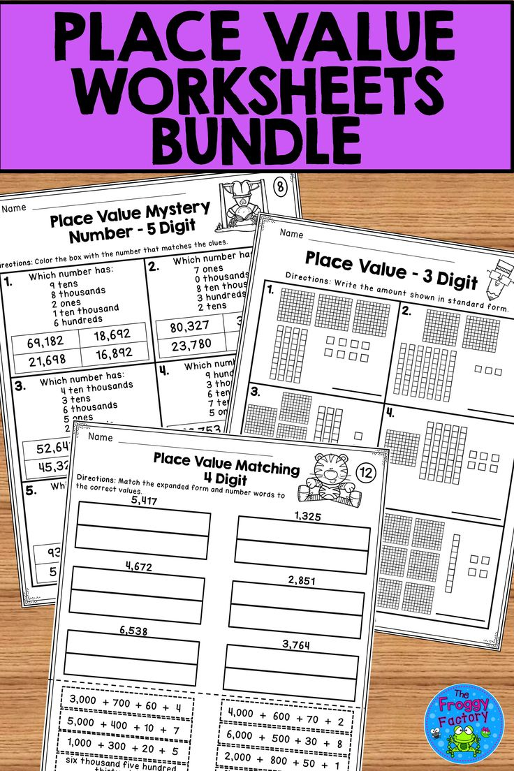 30 Math Place Value Worksheets Pdf