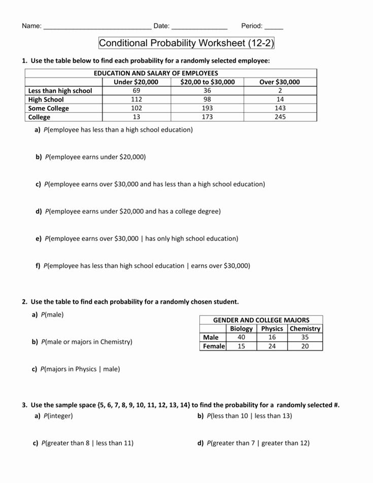 30 Probability Worksheets With Answers Pdf