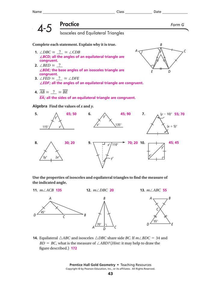 30 Triangle Congruence Worksheet Answers Download