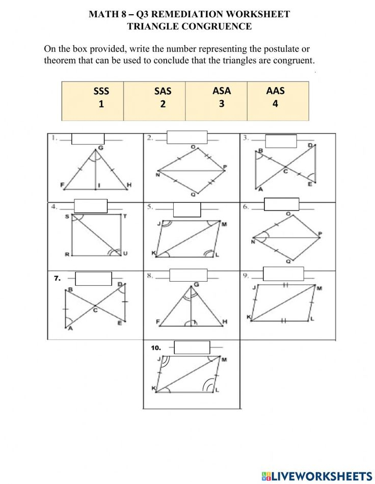 30 Triangle Congruence Worksheet Answers Download