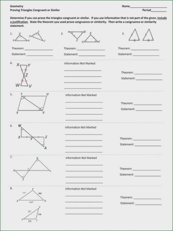 30 Triangle Congruence Worksheet Answers Pdf