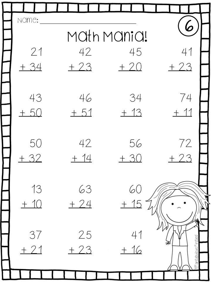 30 Two Digit Addition Worksheets Download