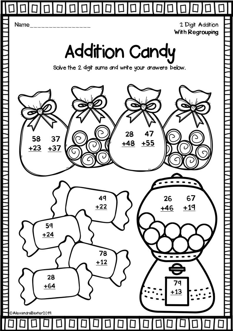 30 Two Digit Addition Worksheets Free