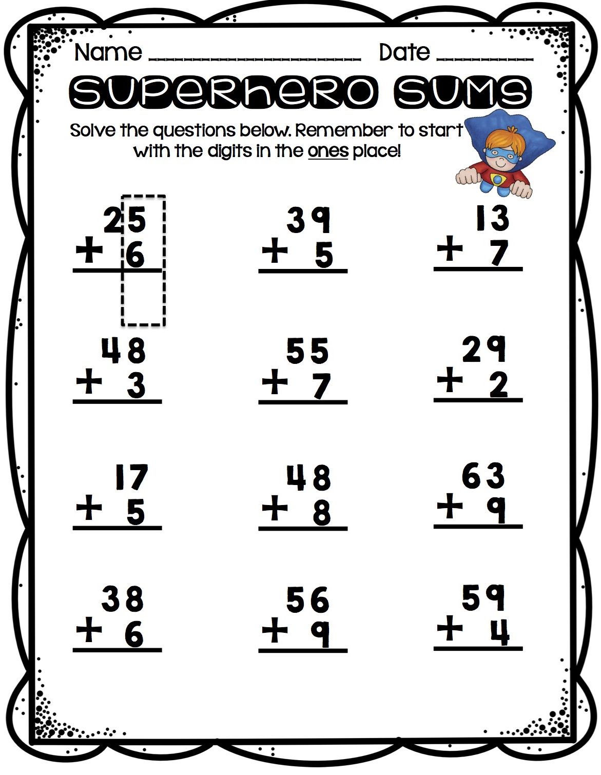 30 Two Digit Addition Worksheets Free