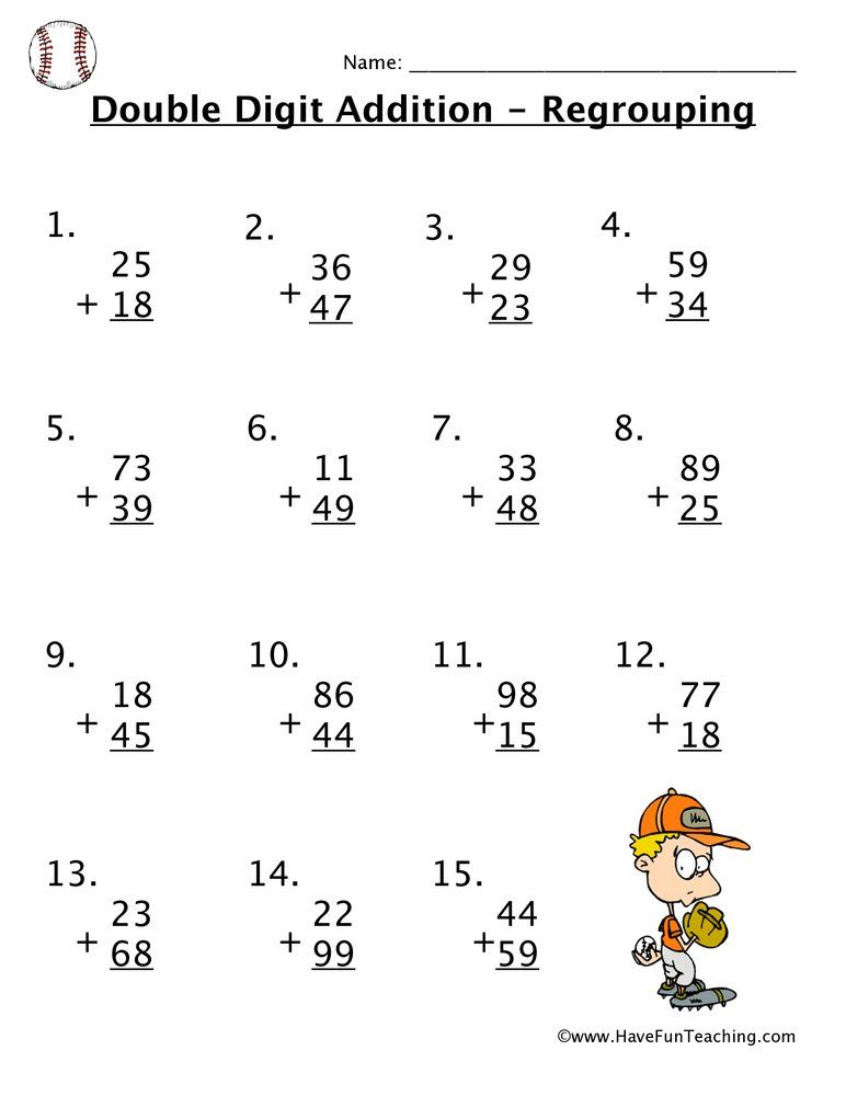 30 Two Digit Addition Worksheets Pdf