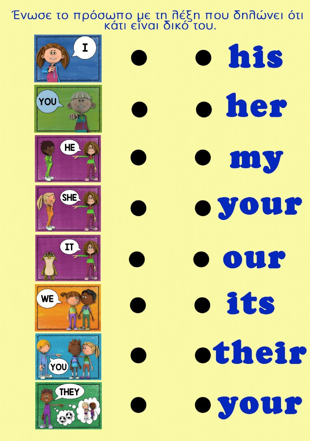 30 Using Possessive Pronouns Worksheet Download