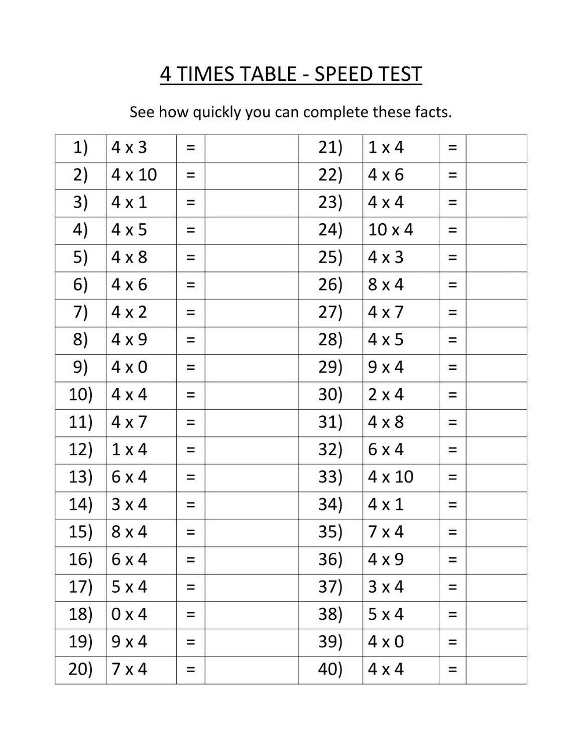 35 9 Multiplication Table Worksheet Download