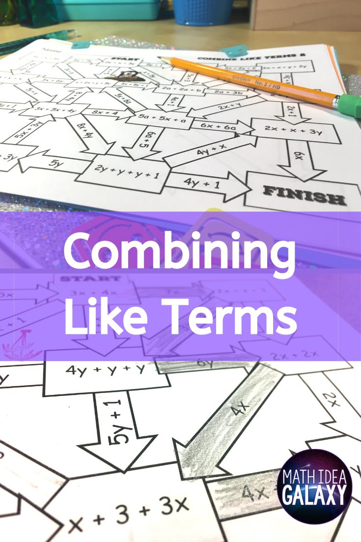 35 Combining Like Terms Worksheet Free