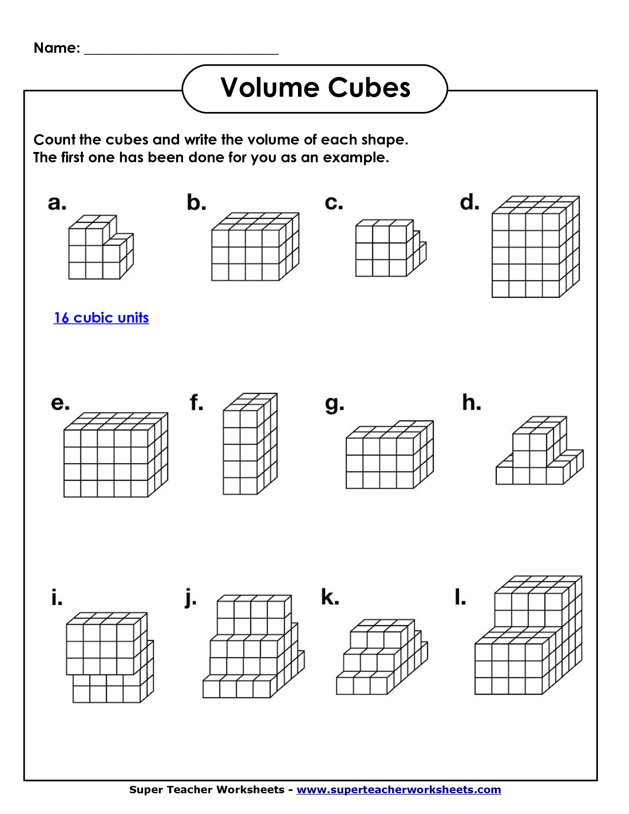 35 Composite Volume Worksheet Download