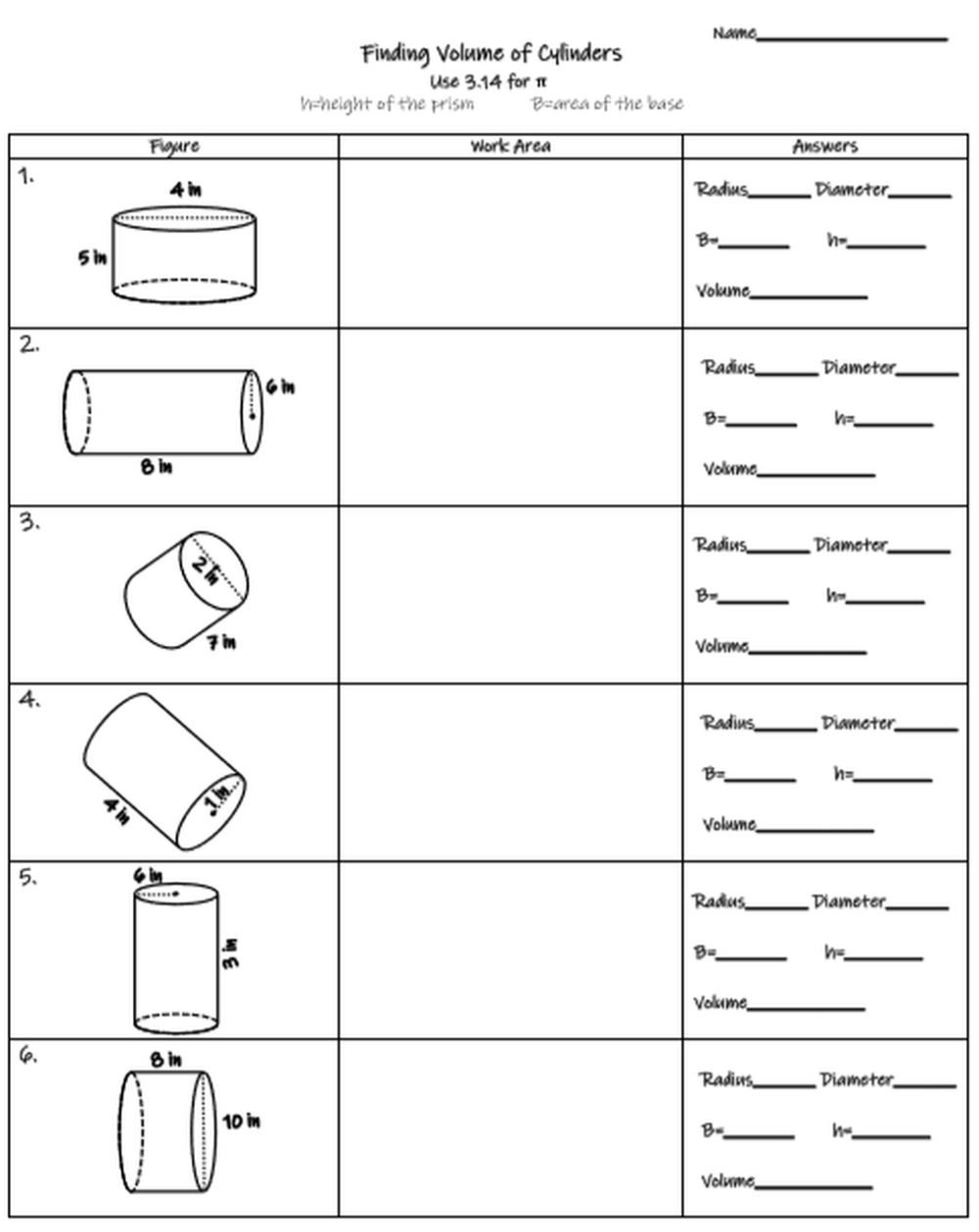 35 Composite Volume Worksheet Free