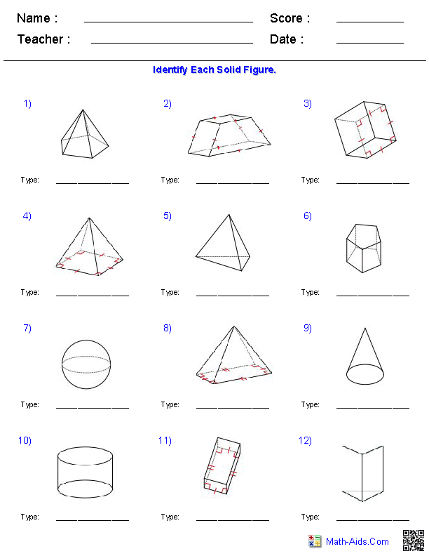 35 Composite Volume Worksheet Pdf