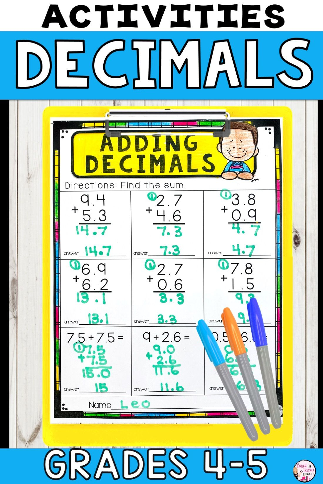 35 Decimal Worksheets 4Th Grade Download