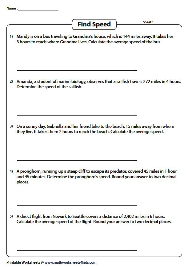 35 Distance Displacement Worksheet Download