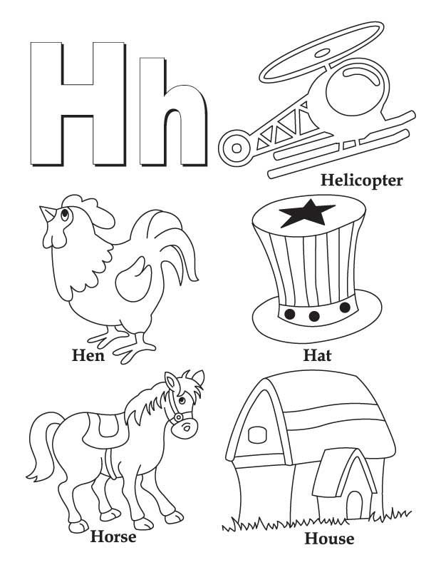 35 Letter Coloring Worksheets Free