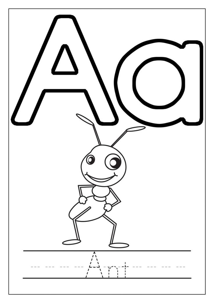 35 Letter Coloring Worksheets Free