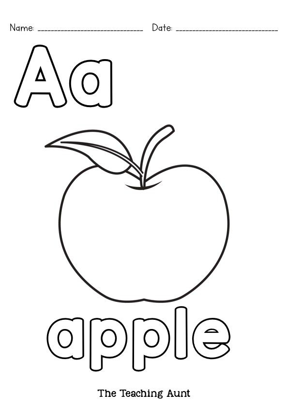 35 Letter Coloring Worksheets Pdf