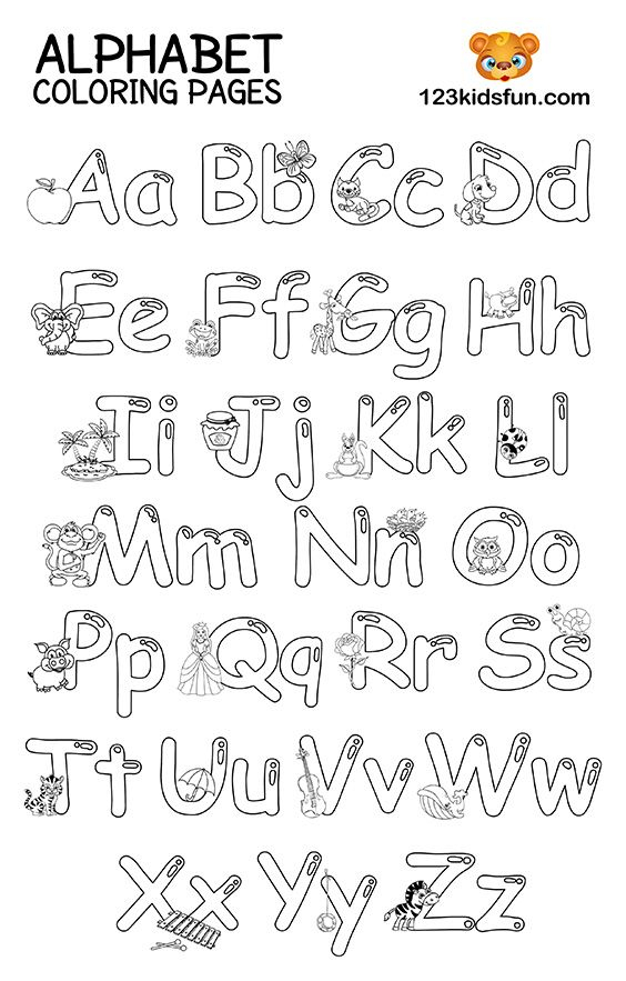 35 Letter Coloring Worksheets Pdf