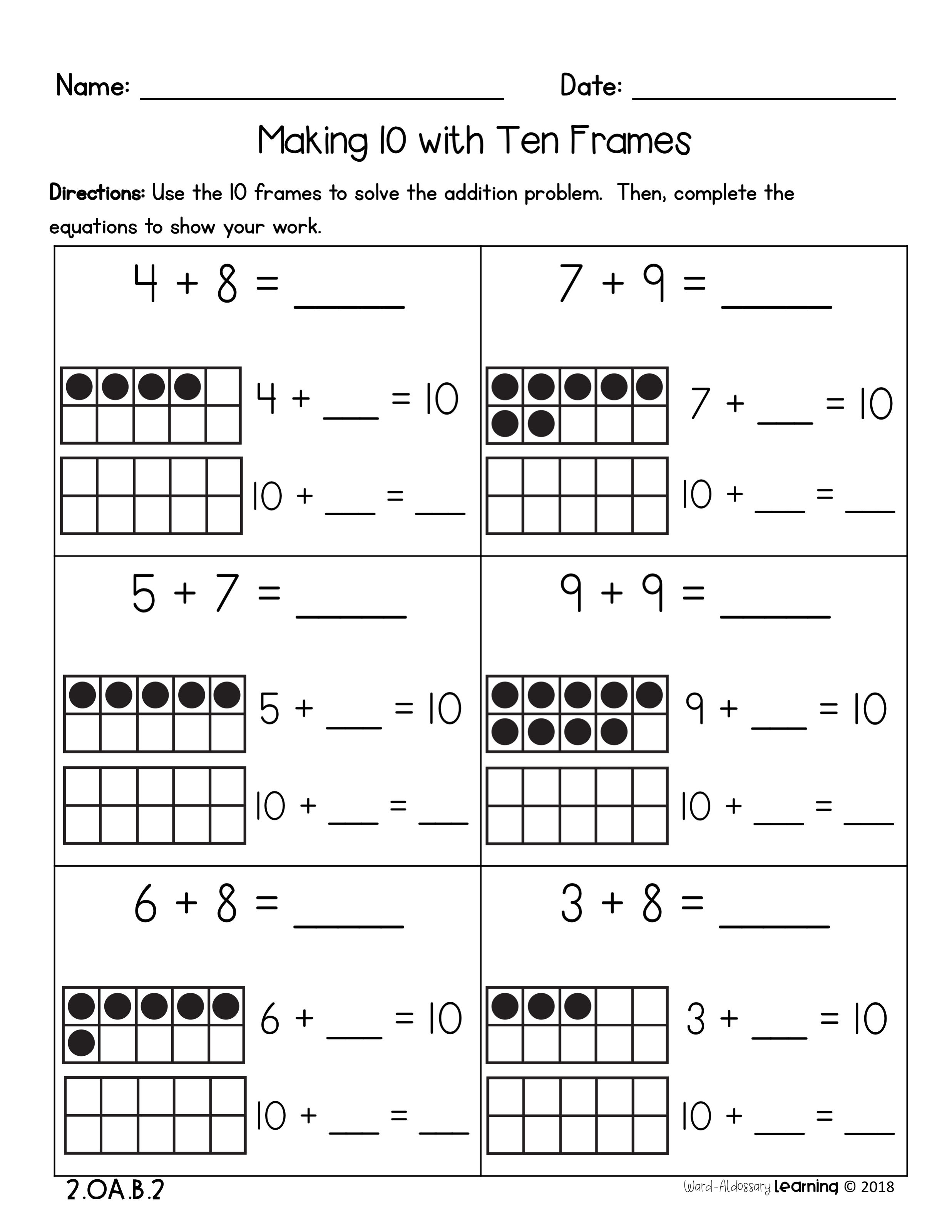 35 Math Facts Practice Worksheets Pdf