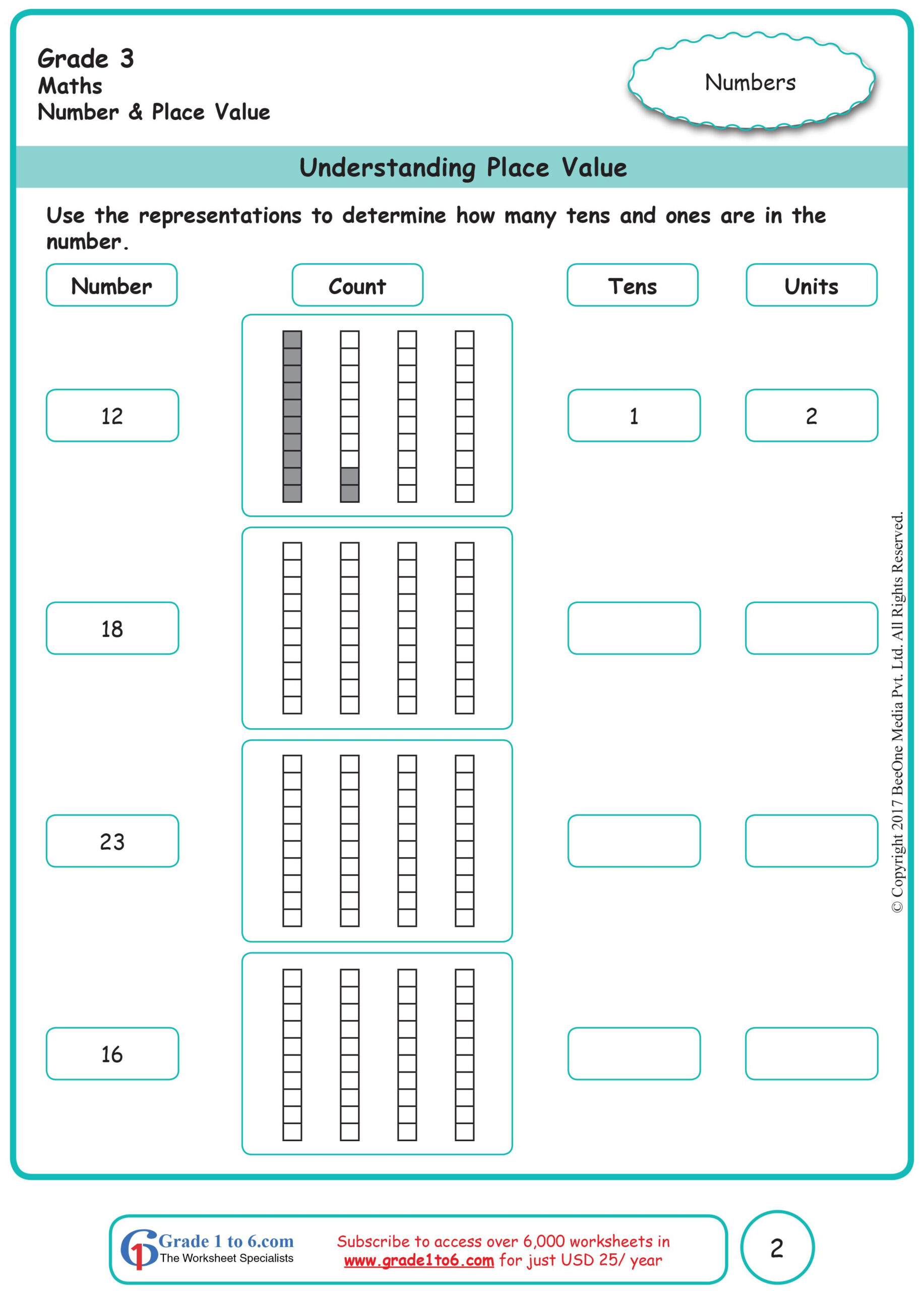 35 Math Place Value Worksheets Pdf