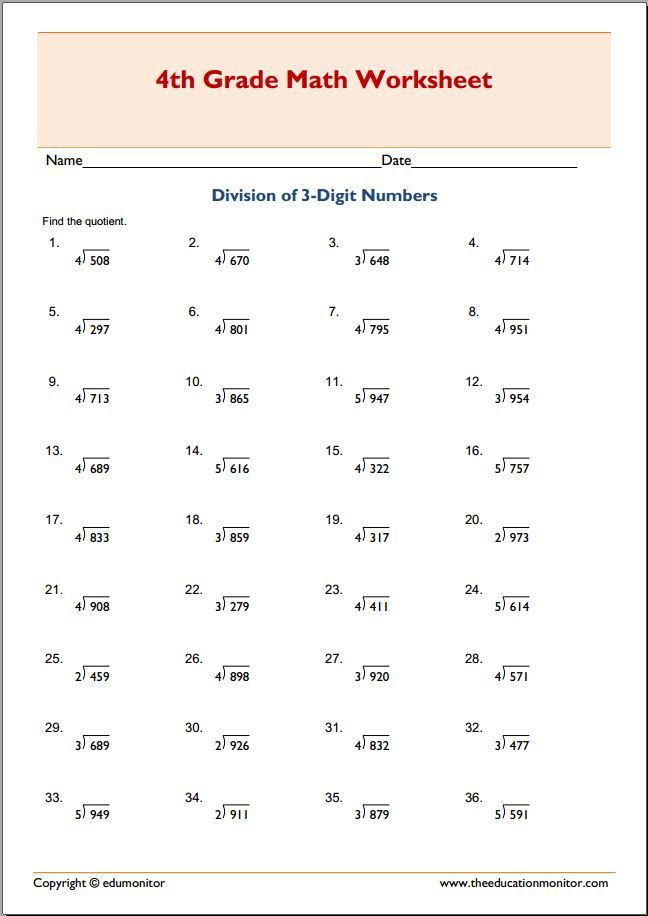 35 Simple Division Worksheets Pdf Pdf