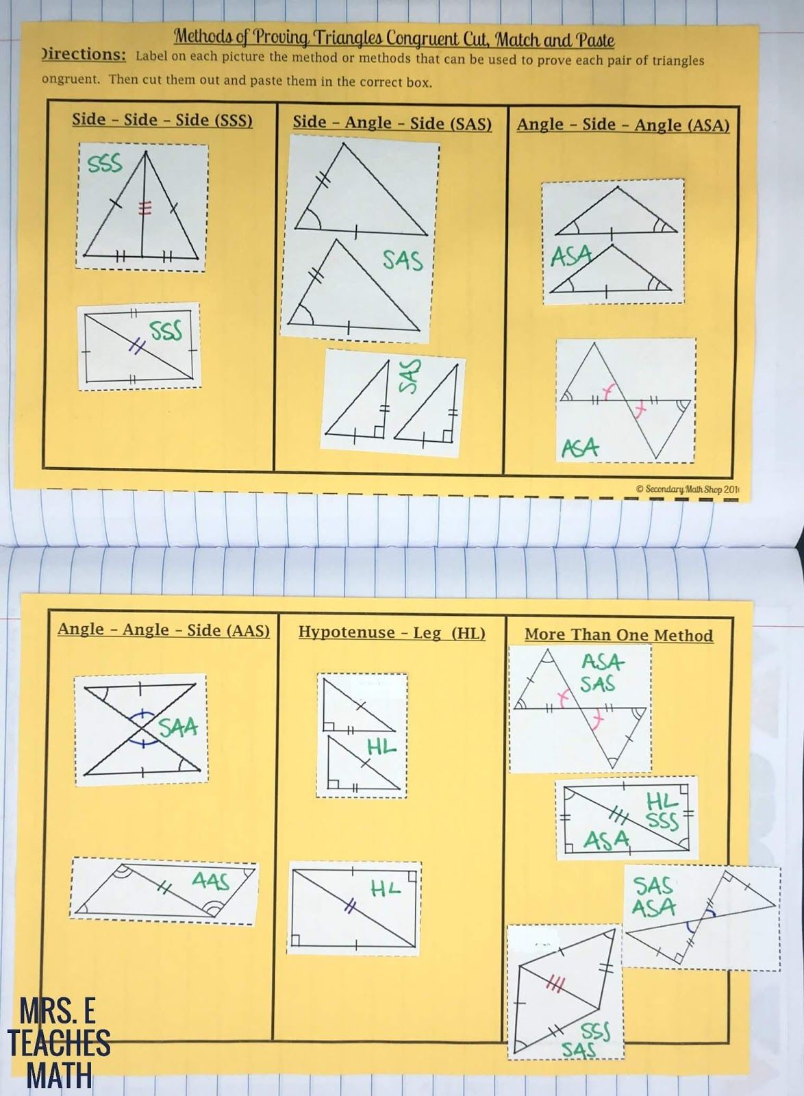 35 Triangle Congruence Worksheet Answers Free