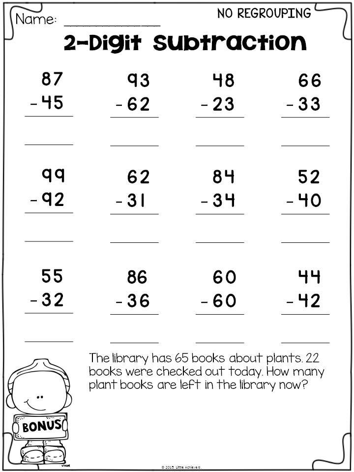 35 Two Digit Addition Worksheets Pdf