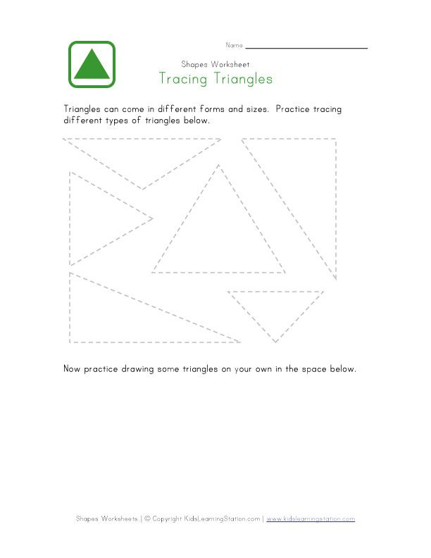 35 Types Of Triangles Worksheet Download