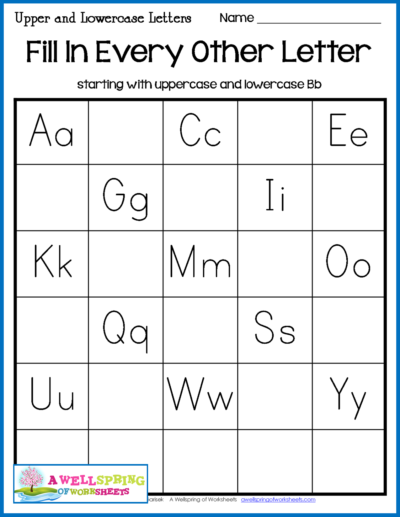 35 Worksheets Of The Alphabet Download