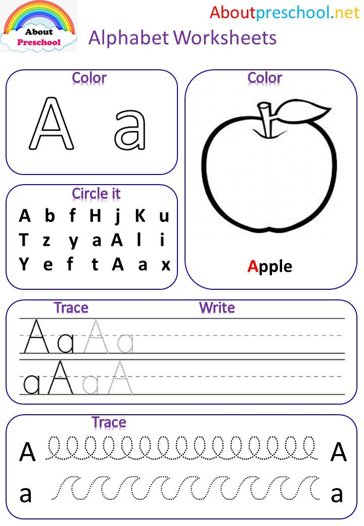 35 Worksheets Of The Alphabet Free