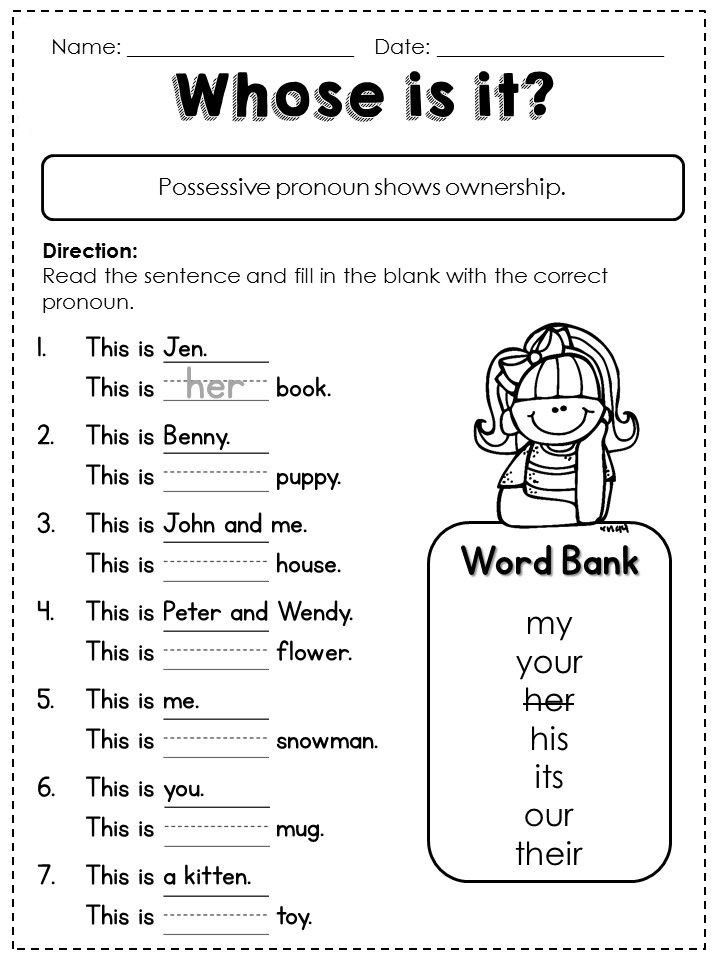 30 1St Grade English Worksheets Coloring