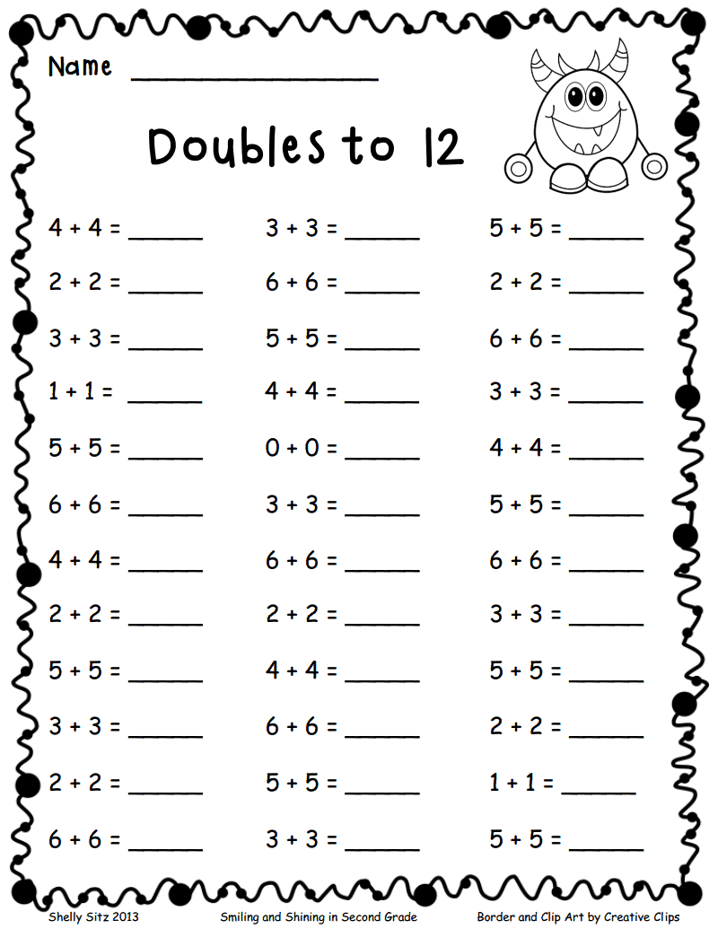 30 1St Grade Math Facts Worksheets