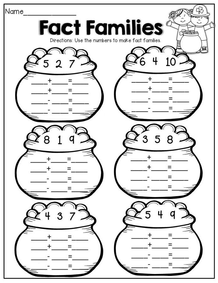 30 1St Grade Math Facts Worksheets