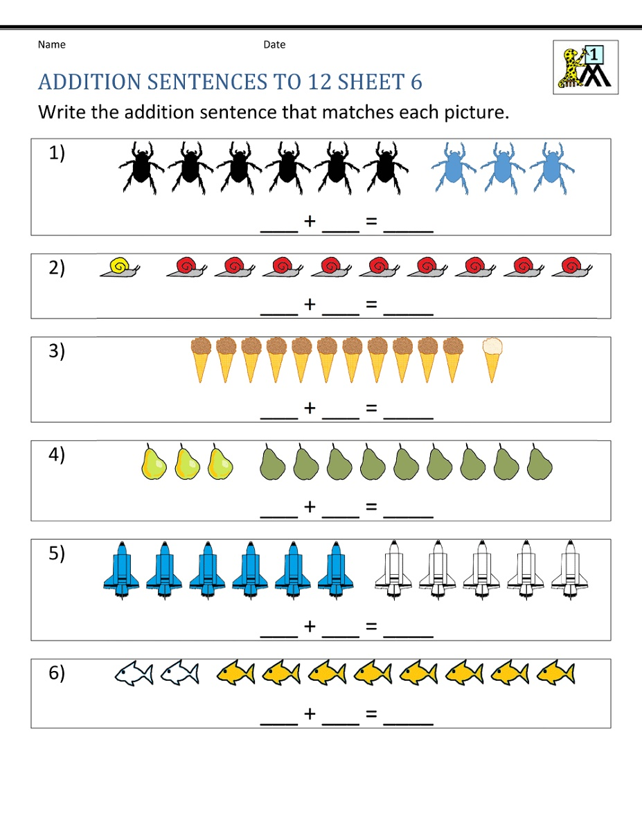 30 1St Grade Math Facts Worksheets