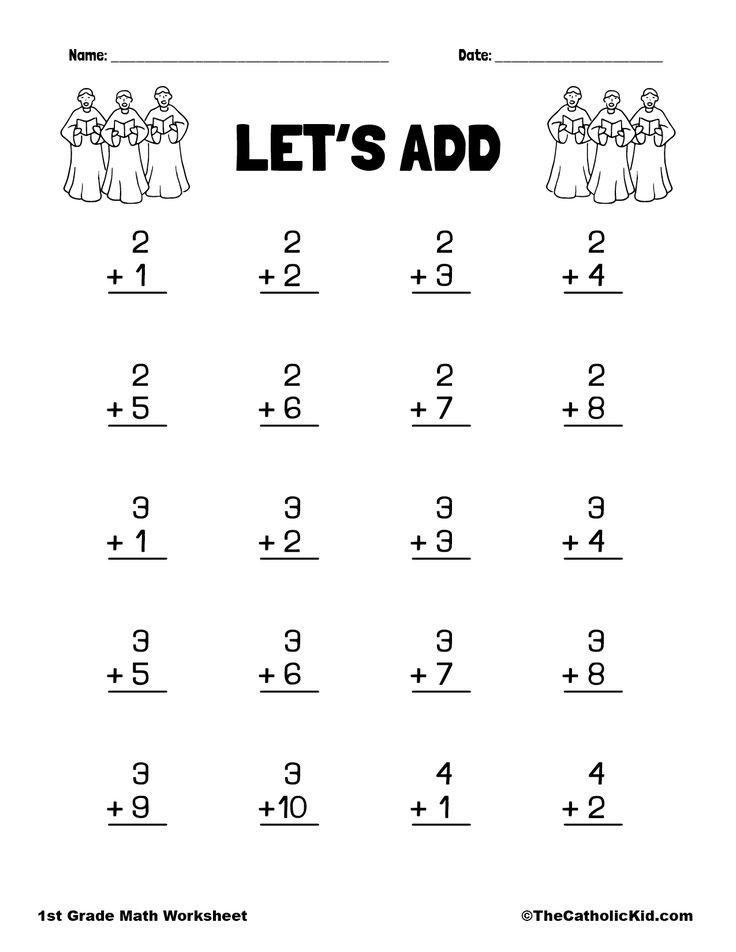 30 1St Grade Math Worksheets 3 By 3